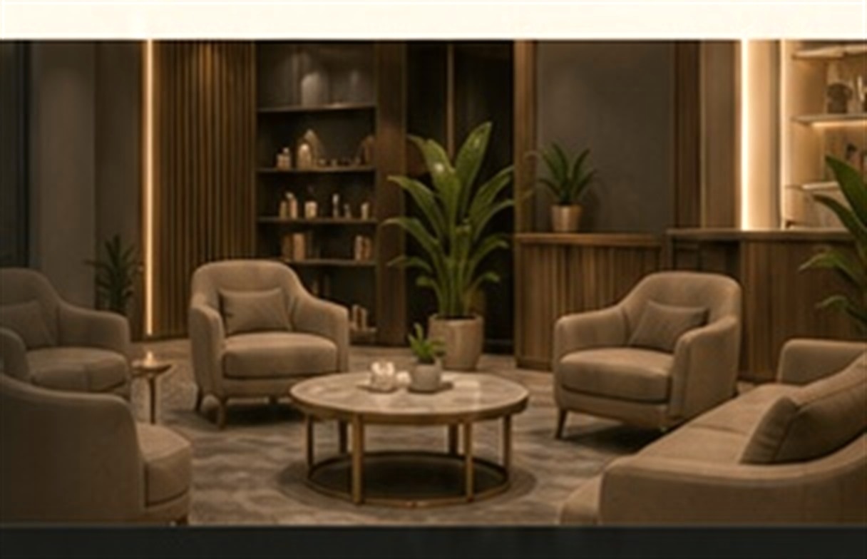Premium consultation lounge supporting a private specialist review