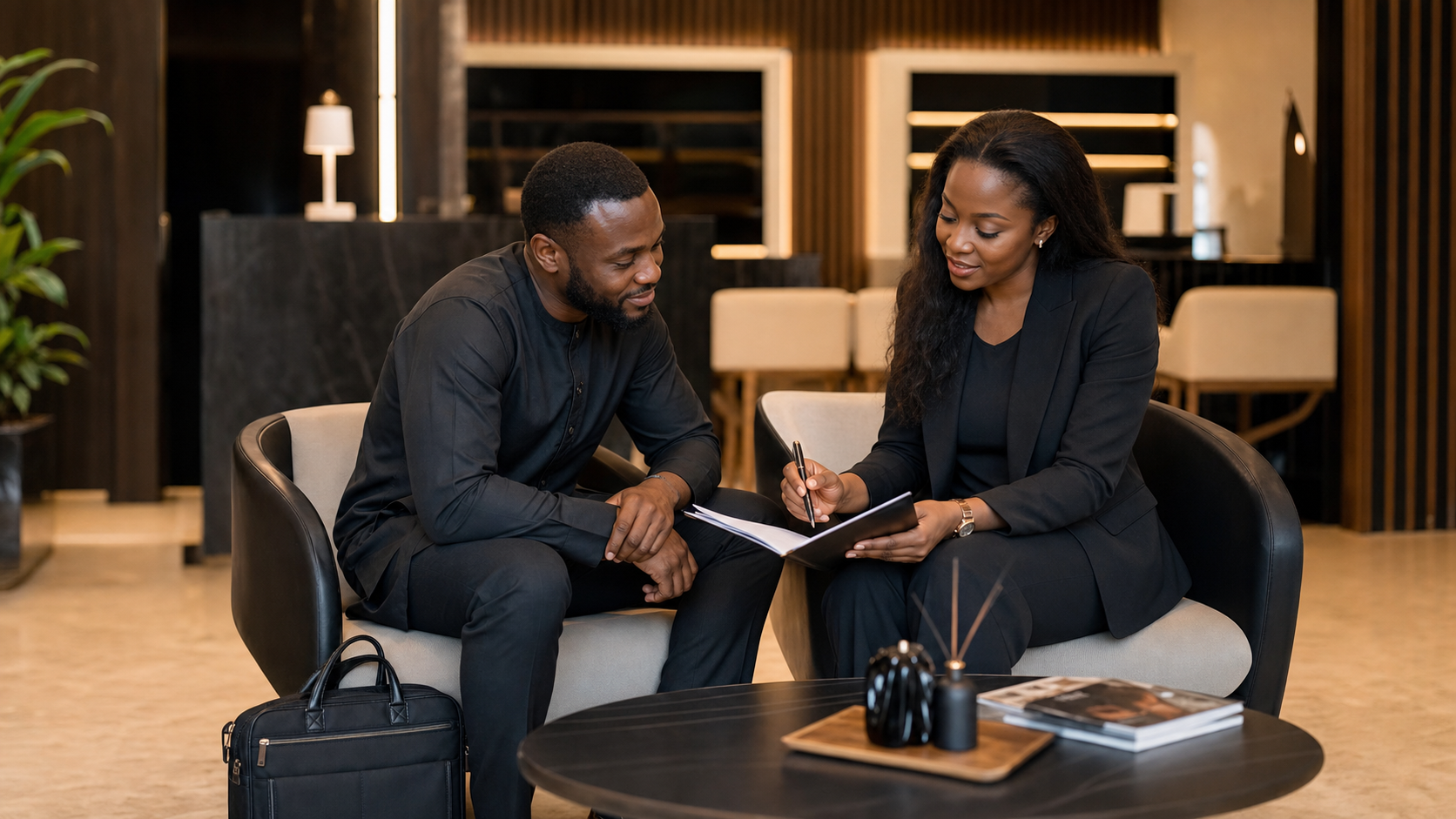 Illustrative appointment planning at a Lagos clinic